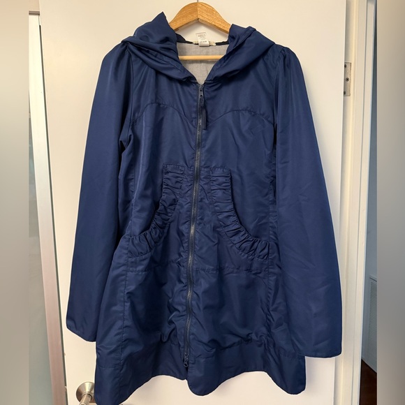 Prairiehood Underground long raincloak in Blue Large - Picture 1 of 8